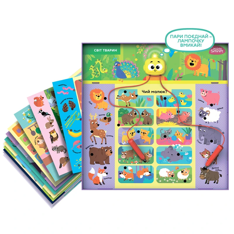 Електронна логічна гра KIDDI SMART – ВІКТОРИНА СВІТ ТВАРИН S2