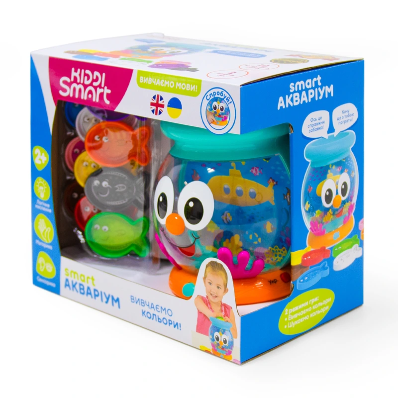 Інтерактивна двомовна іграшка, що навчає – SMART-АКВАРІУМ (українська та англійська)