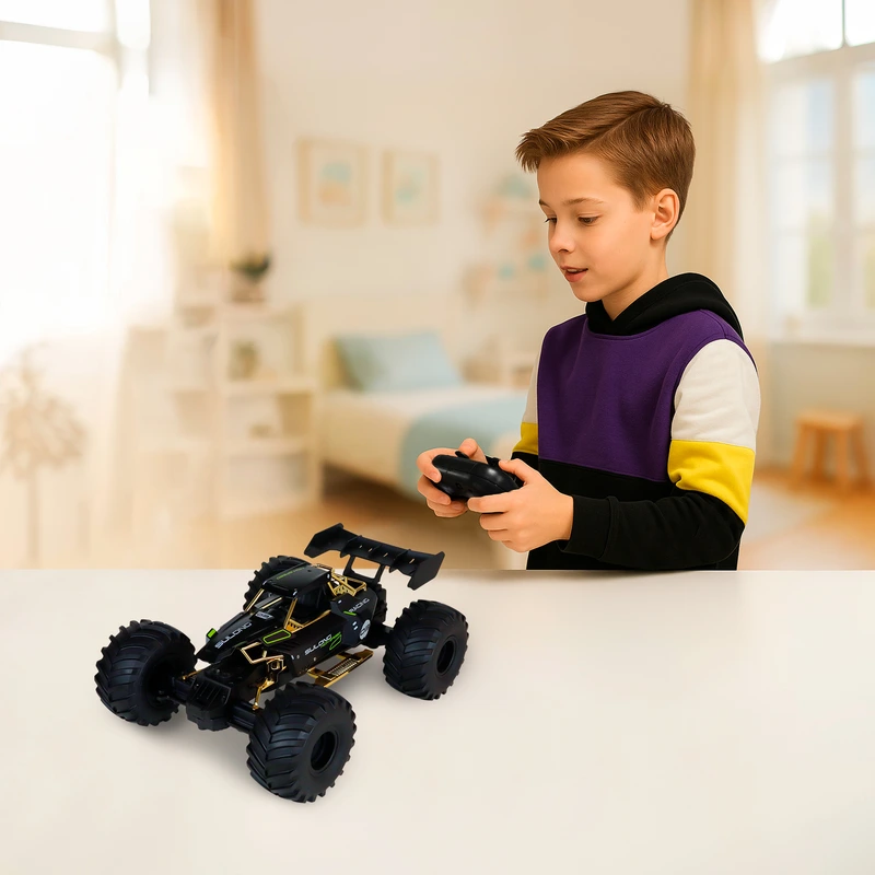 Автомобіль OFF-ROAD на р/к – HIGH SPEED (чорний, метал. корпус, 1:14, 2.4 ГГц, акум. 3,7 V)