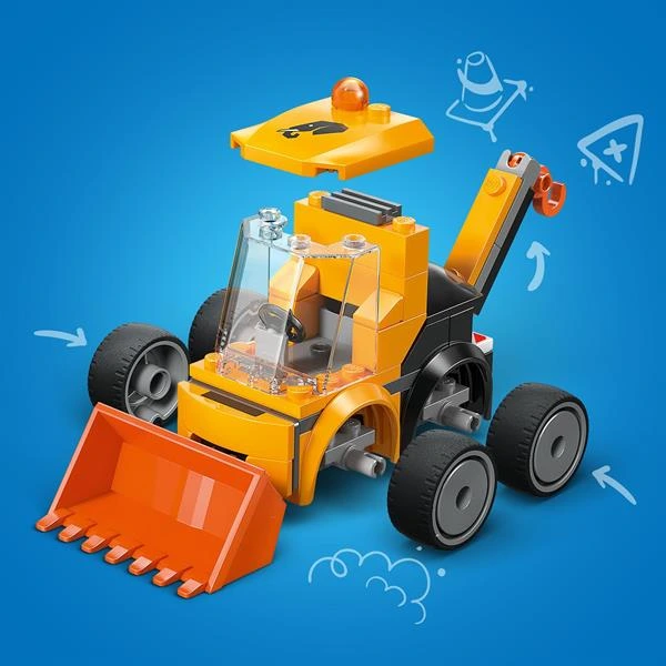 Конструктор LEGO City Автівки — Будівельний навантажувач 61 Деталь (60483)