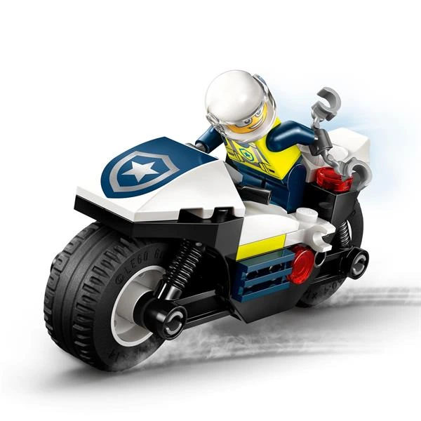 Конструктор LEGO City Переслідування на поліцейському мотоциклі 65 деталей (60455)