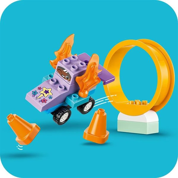 Конструктор LEGO® DUPLO® Місто 3 в 1 Цікаві гірки та трампліни з автомобілями, 111 деталей (10478)