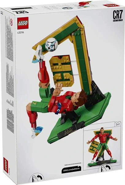Конструктор LEGO® Editions Кріштіану Роналду — легенда футболу, 854 деталі (43016)