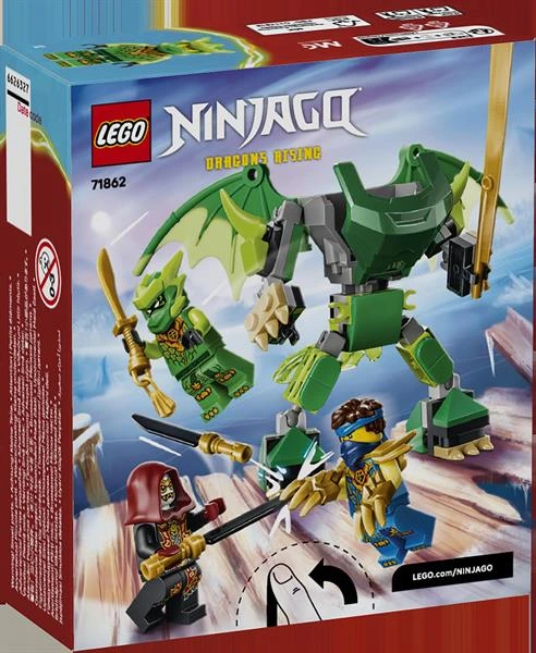 Конструктор LEGO® NINJAGO® Бойовий набір робота Дракона Ллойда Іграшка, 81 деталь (71862)