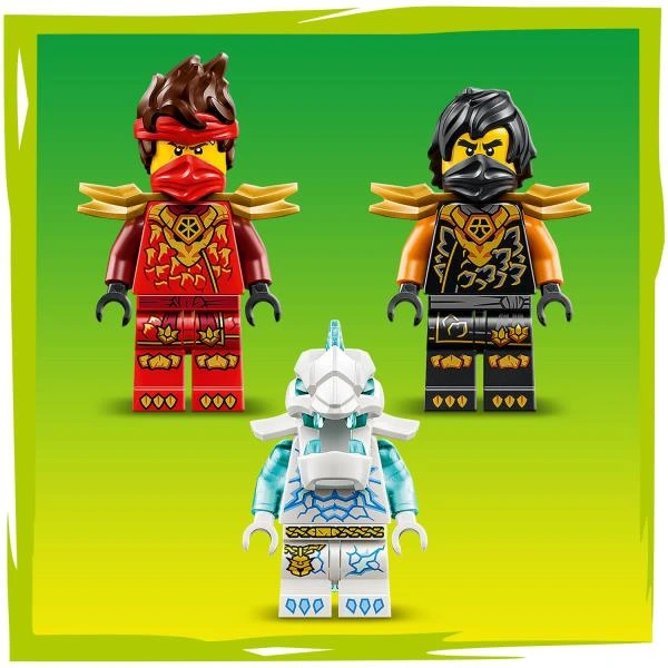 Конструктор LEGO® NINJAGO® Комбіновані транспортні засоби Кая та Коула Іграшка, 394 деталі (71864)