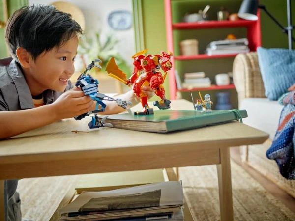 Конструктор LEGO NINJAGO Робот вогняної стихії Кая 322 деталі (71808)