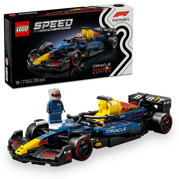 Конструктор LEGO Speed Champions Автомобіль для перегонів F1 Oracle Red Bull Racing RB20, 251 деталь (77243)