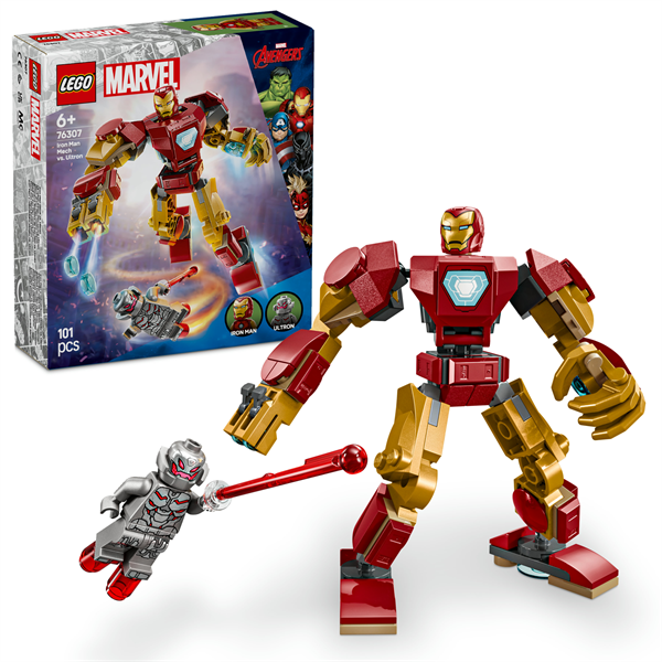 Конструктор LEGO Super Heroes Робот Залізної людини проти Альтрона 101 деталь (76307)