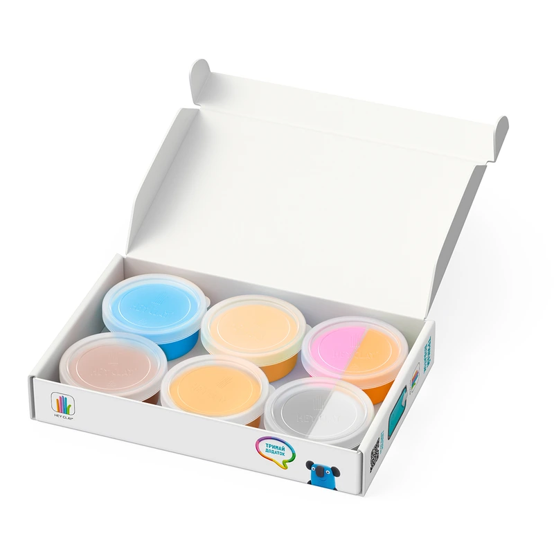 Набір самозатвердіючого пластиліну Австралійські тварини: качконіс, кенгуру, коала ЛІПАКА 60052-UA