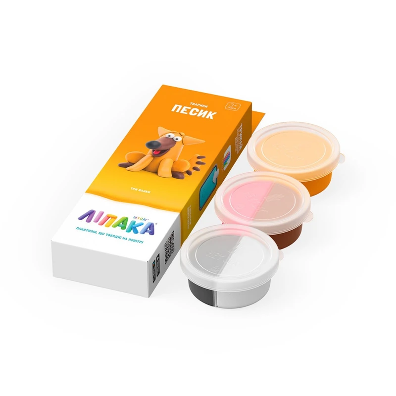 Набір пластиліну, що самостійно твердіє, ЛІПАКА – ПЕСИК