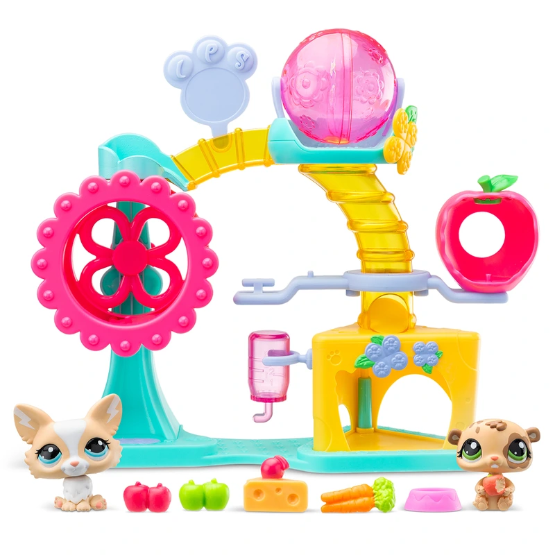 Ігровий набір LITTLEST PET SHOP – ФАБРИКА РОЗВАГ (2 фігурки, фабрика, аксес.)