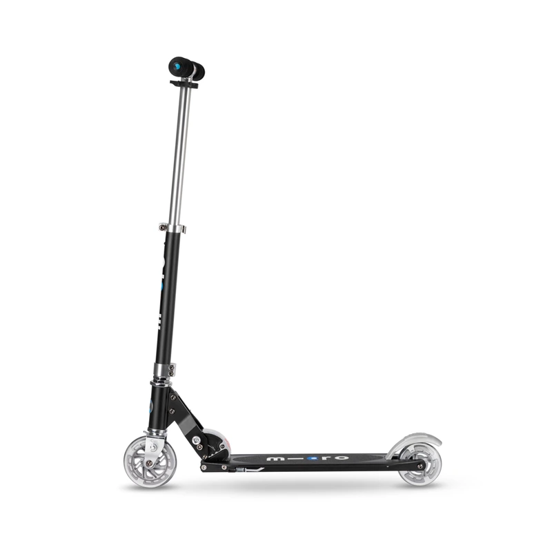 Самокат MICRO серії "Sprite" – ЧОРНИЙ (до 100  кг (kg), двоколісний)