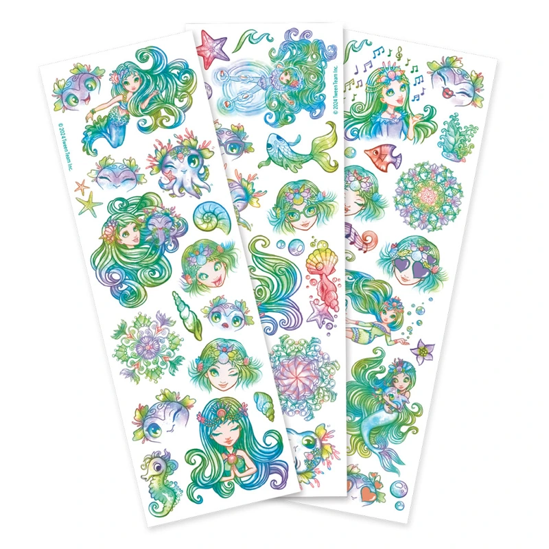 Набір тимчасових татуювань "Зіркові малюнки" Марінія" Nebulous Stars 11458-4 боді-арт