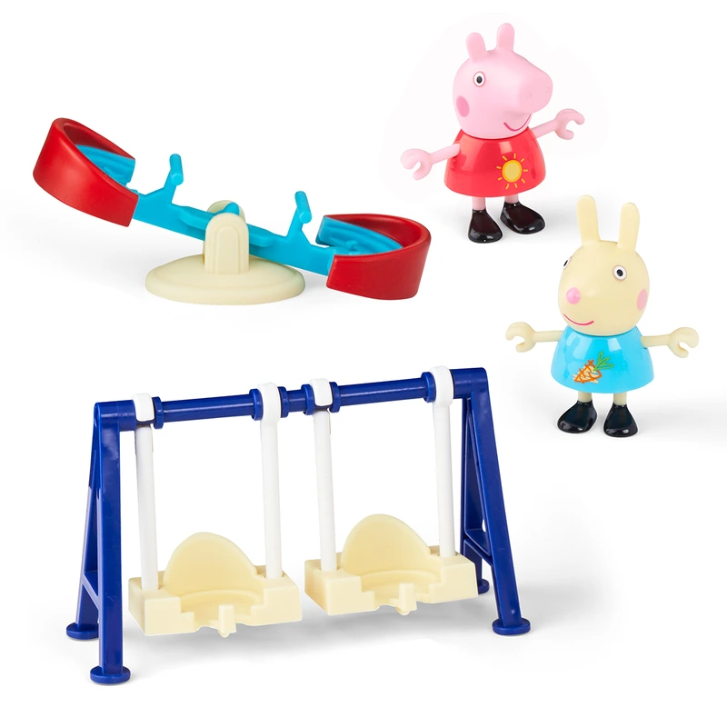 Ігровий набір PEPPA FIGURINES серії "Моменти з Пеппою" – ПРИГОДИ НА ГОЙДАЛКАХ