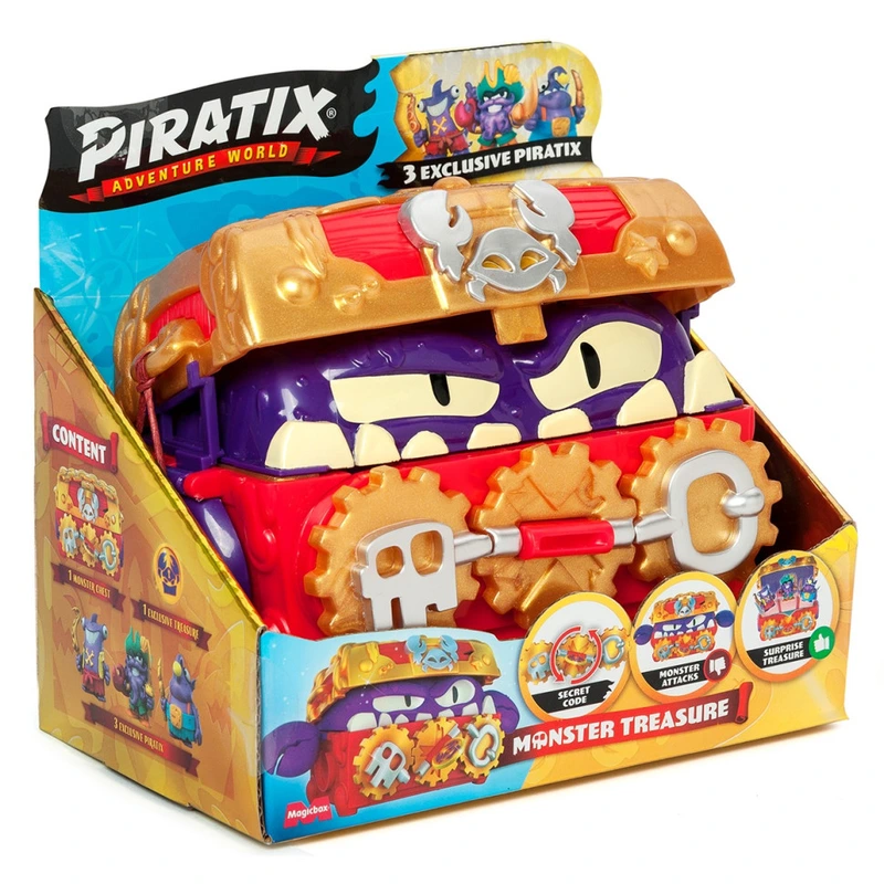 Дитячий іграшковий набір з фігурками "Скриня зі скарбами" PIRATIX PPXSP116IN00