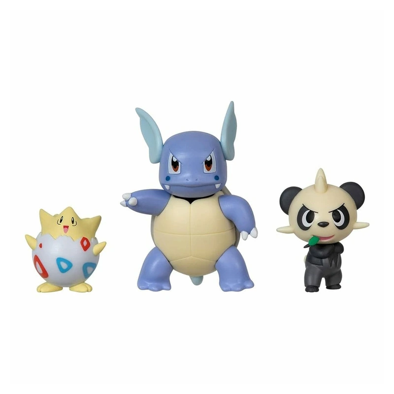 Набір ігрових фігурок POKEMON W17 - ТОГЕПІ, ПАНЧАМ, ВАРТОРТЛ