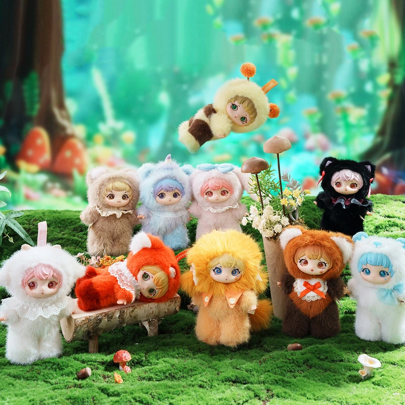 Колекційна м’яка іграшка з кільцем POP TOP Letsvan серії "Ziyuli" - ПАТІ ЗВІРЯТОК (у дисп., в ас.)