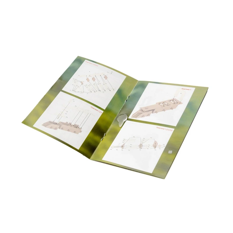 Дерев'яний 3D конструктор "Потяг" Puz-00924, 231 деталь