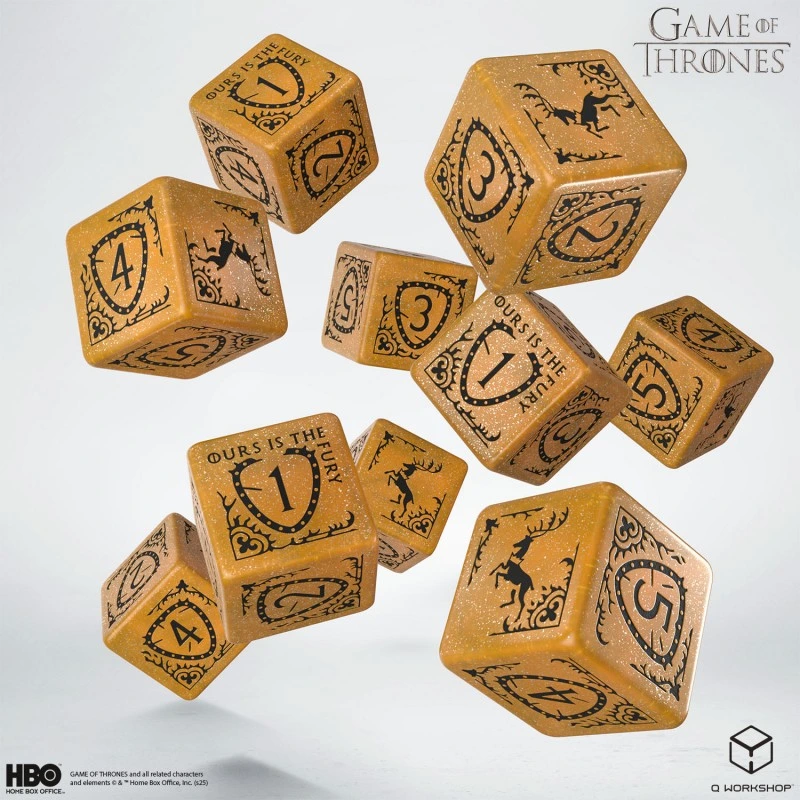 Набір кубиків Game of Thrones. Baratheon 10xD6 Dice Set