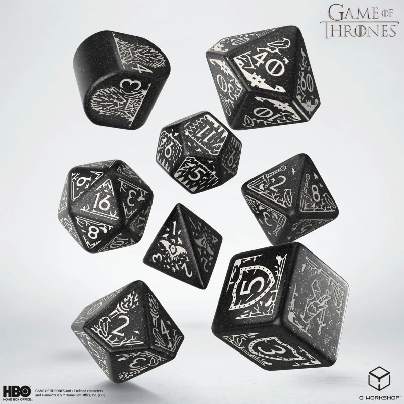 Набір кубиків Game of Thrones. Night's Watch Dice Set