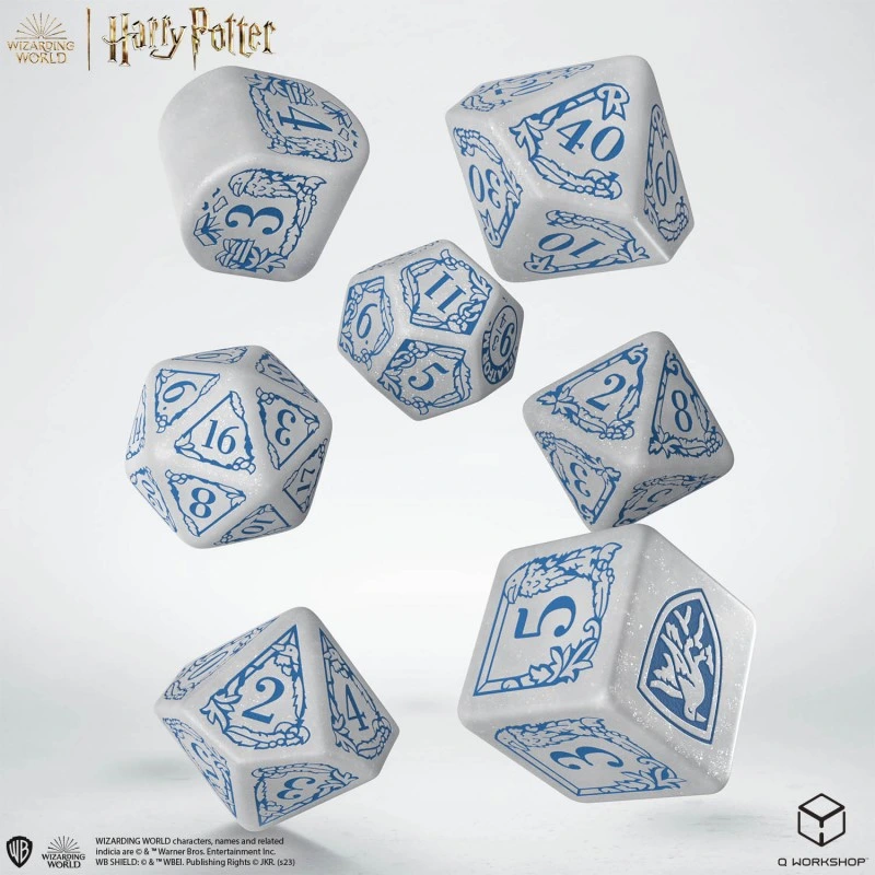 Набір кубиків Harry Potter. Ravenclaw Modern Dice Set - White (7)