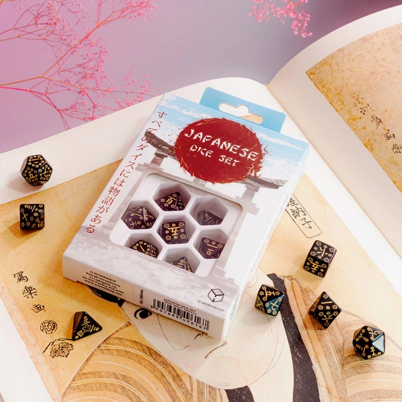 Набір кубиків Japanese Dice Set: Deep Night Firefly (7)