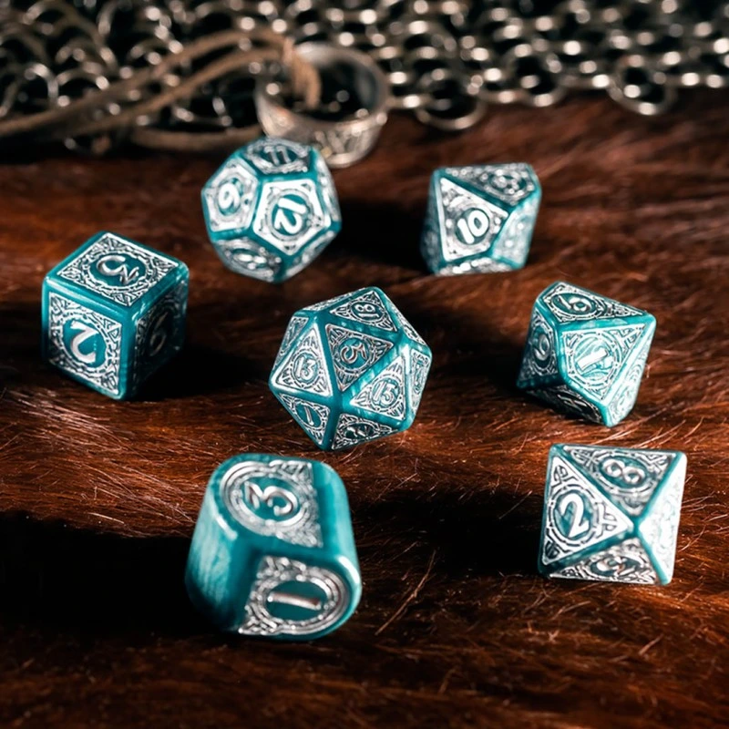 Набір кубиків Viking Modern Dice Set Mjolnir (7)