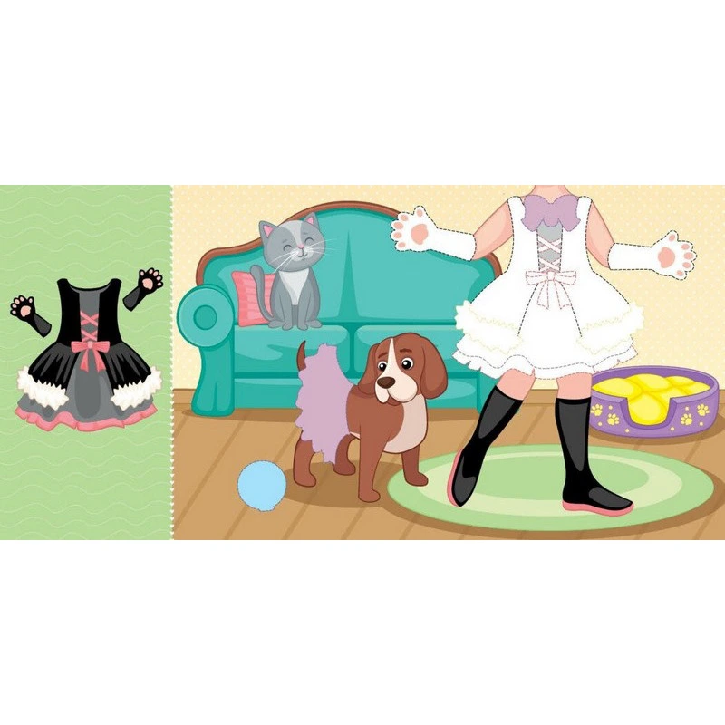 Дитяча книжка з наклейками Одягни ляльку "Модниця Аліса на карнавалі" 615010