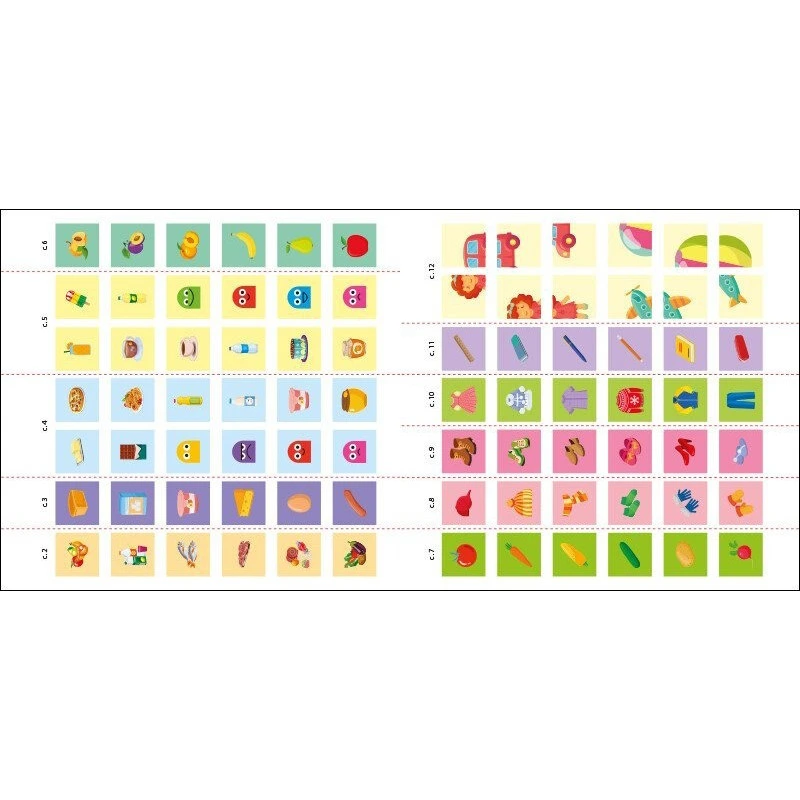 Книжка Англійська з наліпками "Лео та Ліз йдуть до супермаркету" 1731005