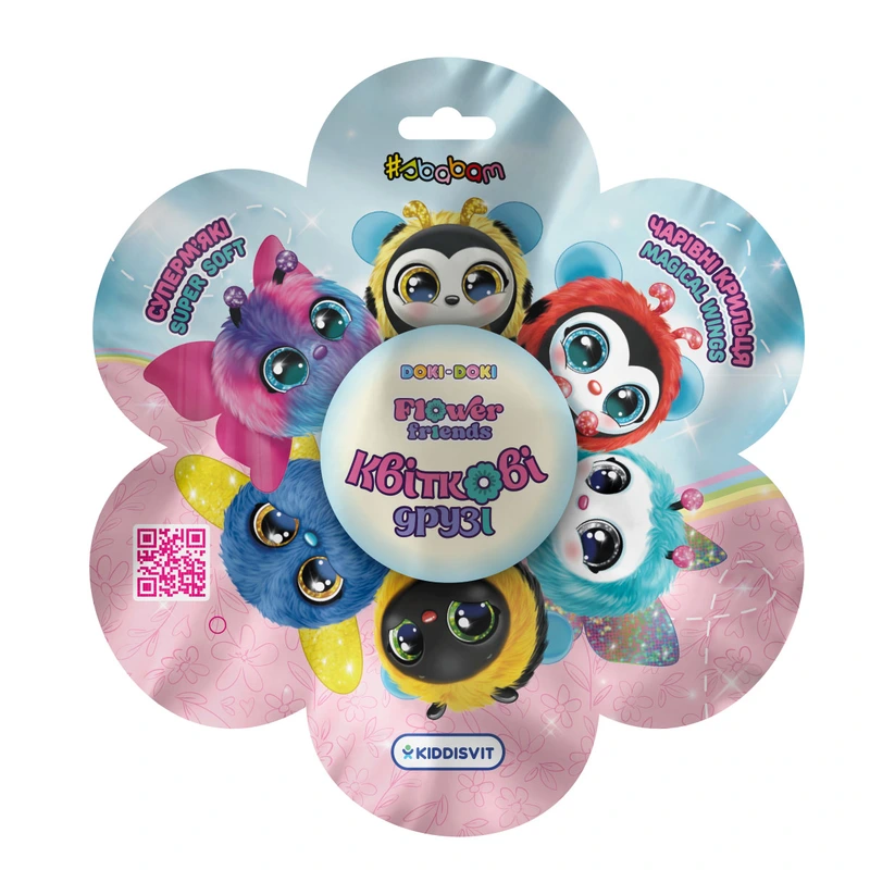 Дисплей м'яких колекційних іграшок-сюрприз "Doki Doki" - КВІТКОВІ ДРУЗІ (8 шт.)