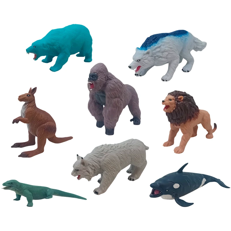 Стретч-іграшка у вигляді тварини серії "LEGEND OF ANIMALS МАКСІ" – ЛІД І ПОЛУМ’Я (у диспл.)