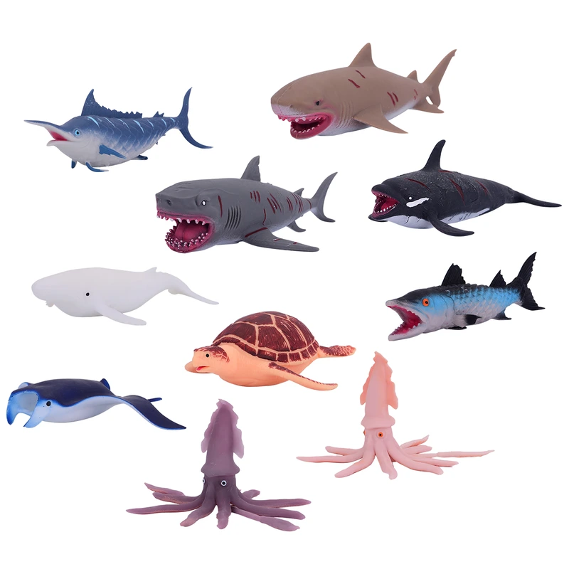 Стретч-іграшка у вигляді тварини – ВОЛОДАРІ ОКЕАНУ (в диспл.)