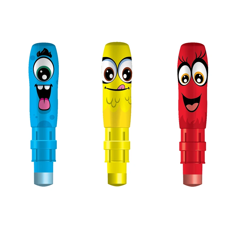 Набір кольорової крейди для малювання з утримувачем (3 кольори)