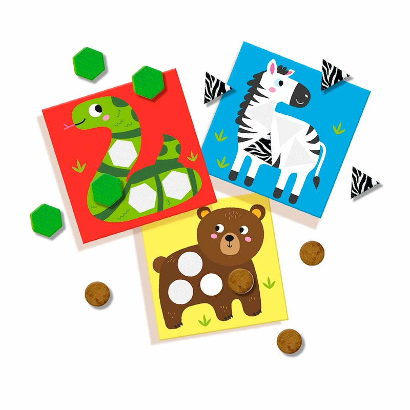 Набір для занять мозаїкою серії "My first" – МОЇ ПЕРШІ СЕНСОРНІ КАРТКИ