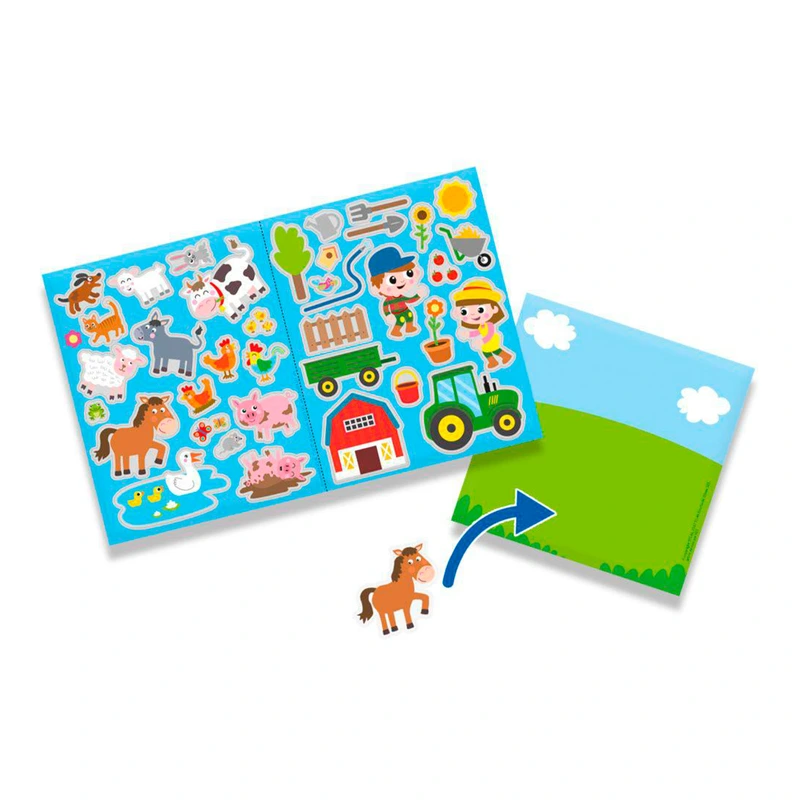 Набір наліпок на вікна - ВЕСЕЛА ФЕРМА