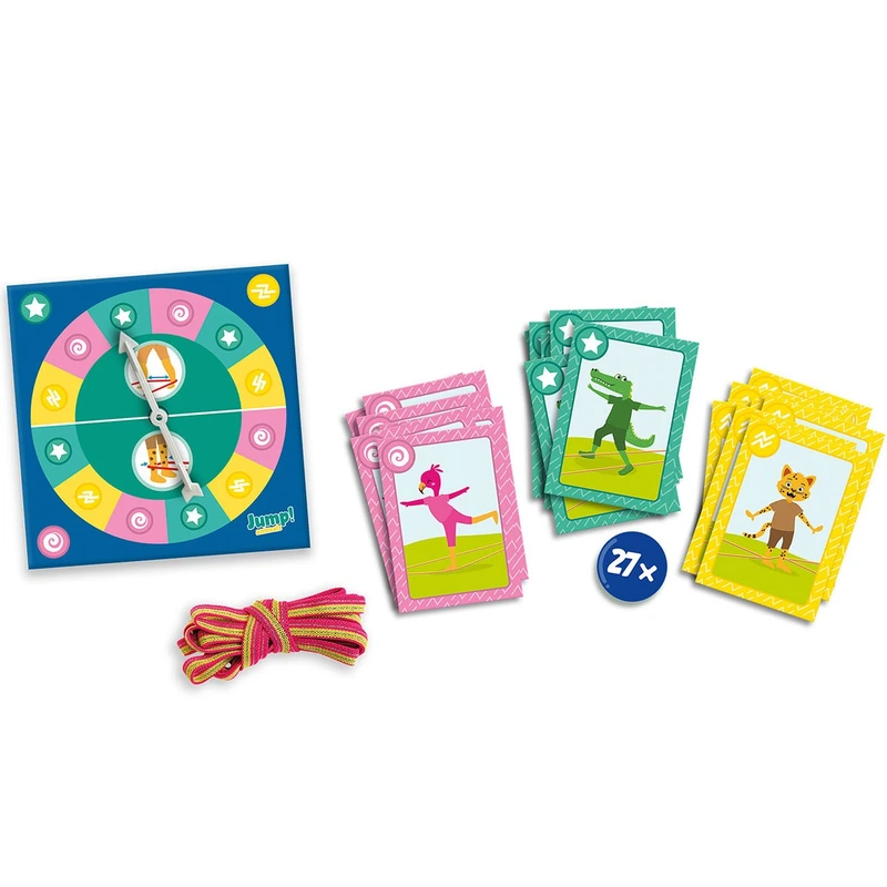 Розвивальна гра з резинкою для стрибків – СТРИБУЧА КОМАНДА