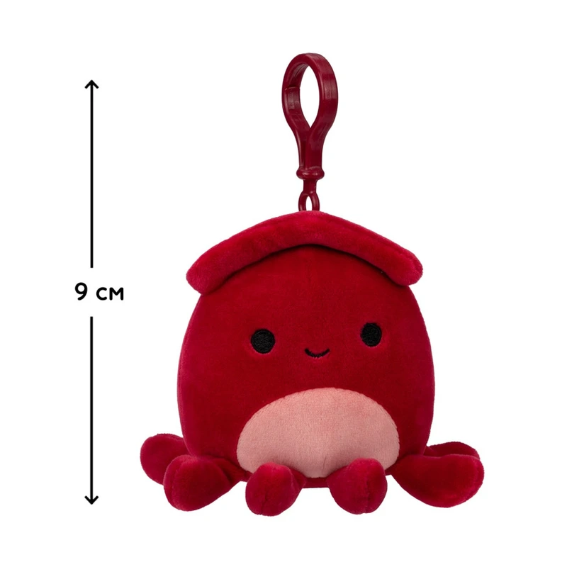 М'яка іграшка Кальмар Альтман Squishmallows SQCP00146 на кліпсі 9 см