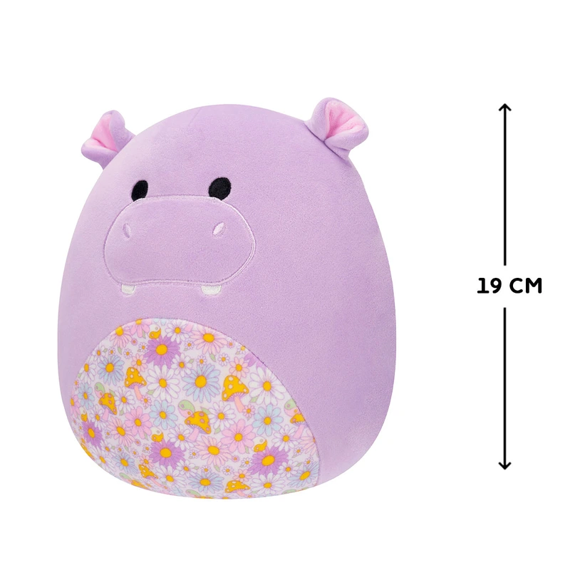 М'яка іграшка SQUISHMALLOWS – БЕГЕМОТ ХАННА (19 cm.)