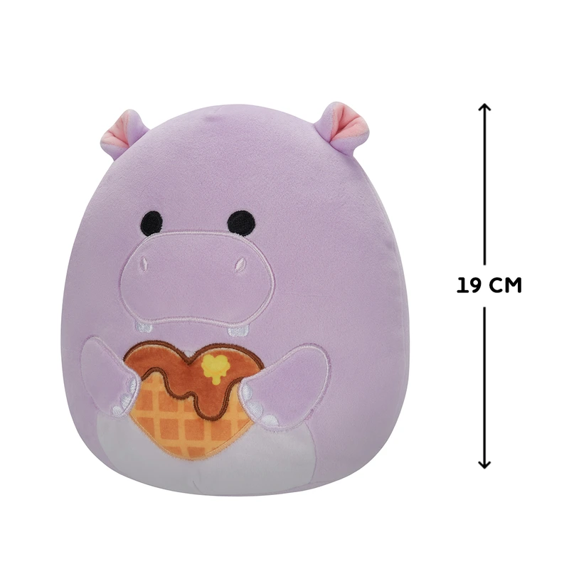 М'яка іграшка SQUISHMALLOWS – БЕГЕМОТ ХАННА (19 cm)