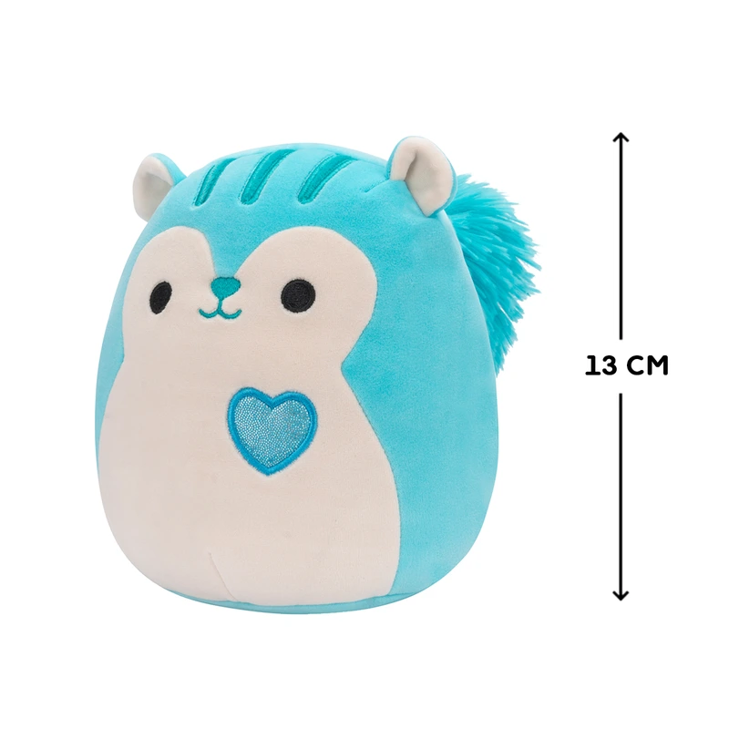 М'яка іграшка SQUISHMALLOWS – БІЛКА САНТЬЯГО (13 cm)