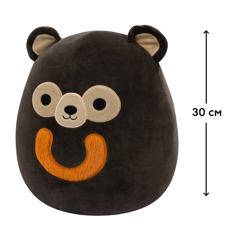 М'яка іграшка SQUISHMALLOWS – БУРИЙ ВЕДМІДЬ МАЛТІЗ (30 cm)