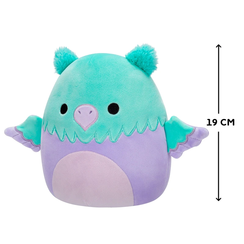 М'яка іграшка SQUISHMALLOWS – ГРИФОН МІНЕРВА (19 cm)