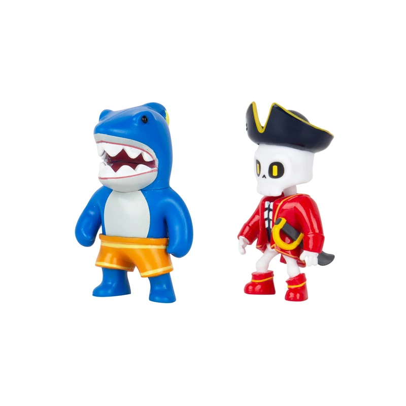 Набір колекційних фігурок STUMBLE GUYS - МЕГАЛОДОН І КАПІТАН НОХАРТ (2 фігурки, 6 cm)