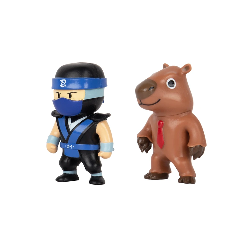 Набір колекційних фігурок STUMBLE GUYS - НІНДЗЯ КАЙ І КАПІБАРА (2 фігурки, 6 cm)