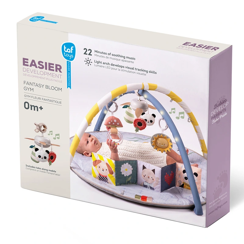 Музичний килимок з дугами, що розвиває, колекції "Квітуча фантазія" – СОНЯЧНІ НОТИ