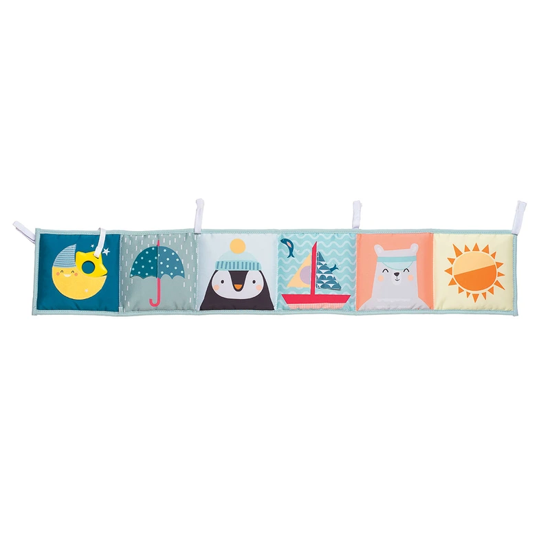 Розвиваюча книжка-розкладушка колекції "Полярне сяйво" - ВЕСЕЛІ ПРИГОДИ