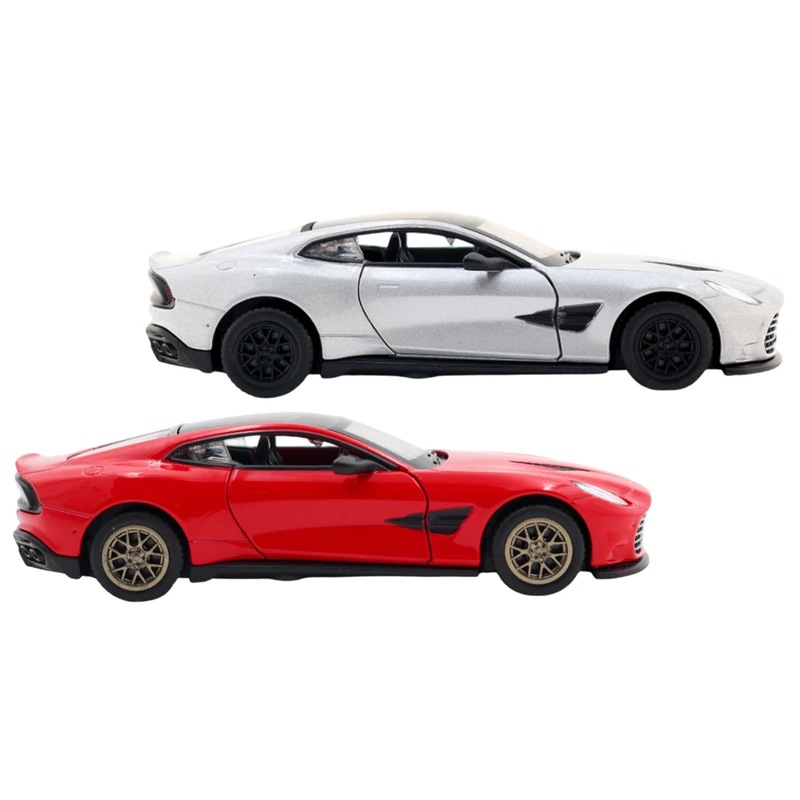 Автомодель - ASTON MARTIN VANQUISH (червоний, сріблястий)