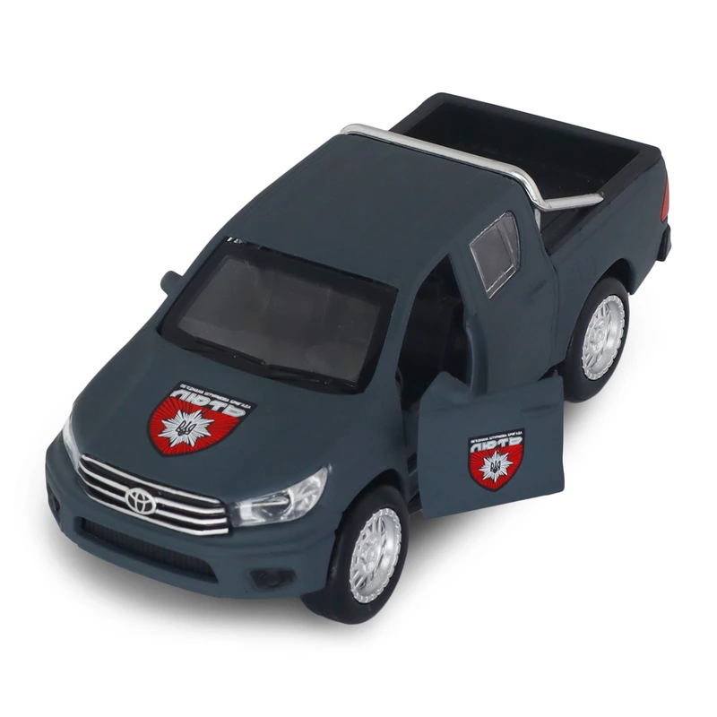 Автомодель серії "Шеврони Героїв" – TOYOTA HILUX – "ОШБр НПУ "ЛЮТЬ"