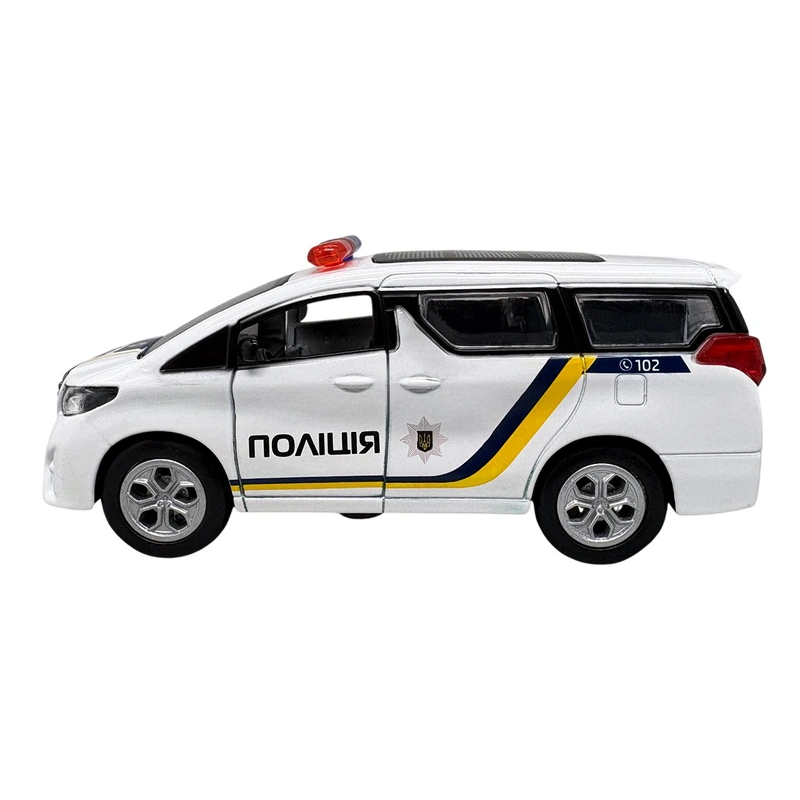 Автомодель дитяча Toyota Alphard "Поліція" TechnoDrive KM260417P, масштаб 1:40