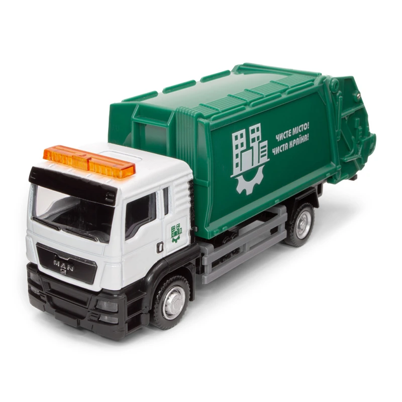 Ігровий набір "Сміттєвоз Мan" 250431U з аксесуарами, масштаб 1:64